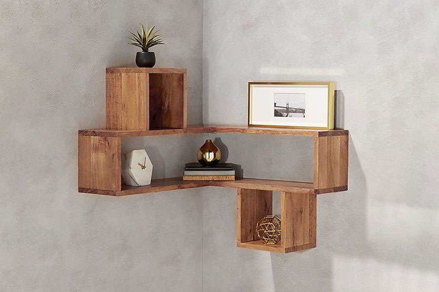 Chọn kích thước tủ giầy như thế nào là chuẩn và đẹp nhất 45 ke treo tuong go tu nhien mau 3