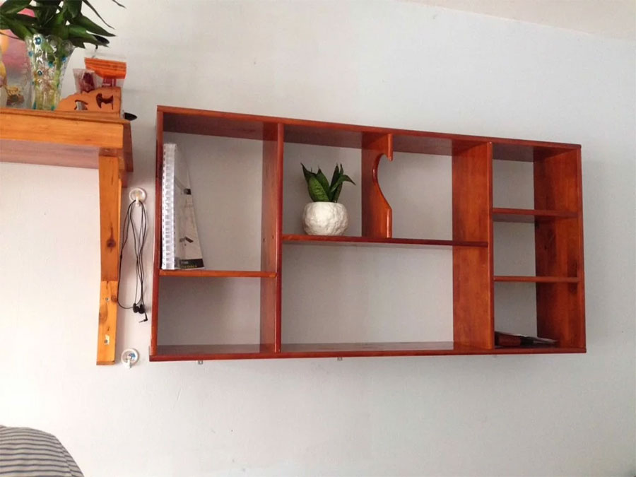 Chọn kích thước tủ giầy như thế nào là chuẩn và đẹp nhất 50 ke treo tuong go tu nhien mau 8