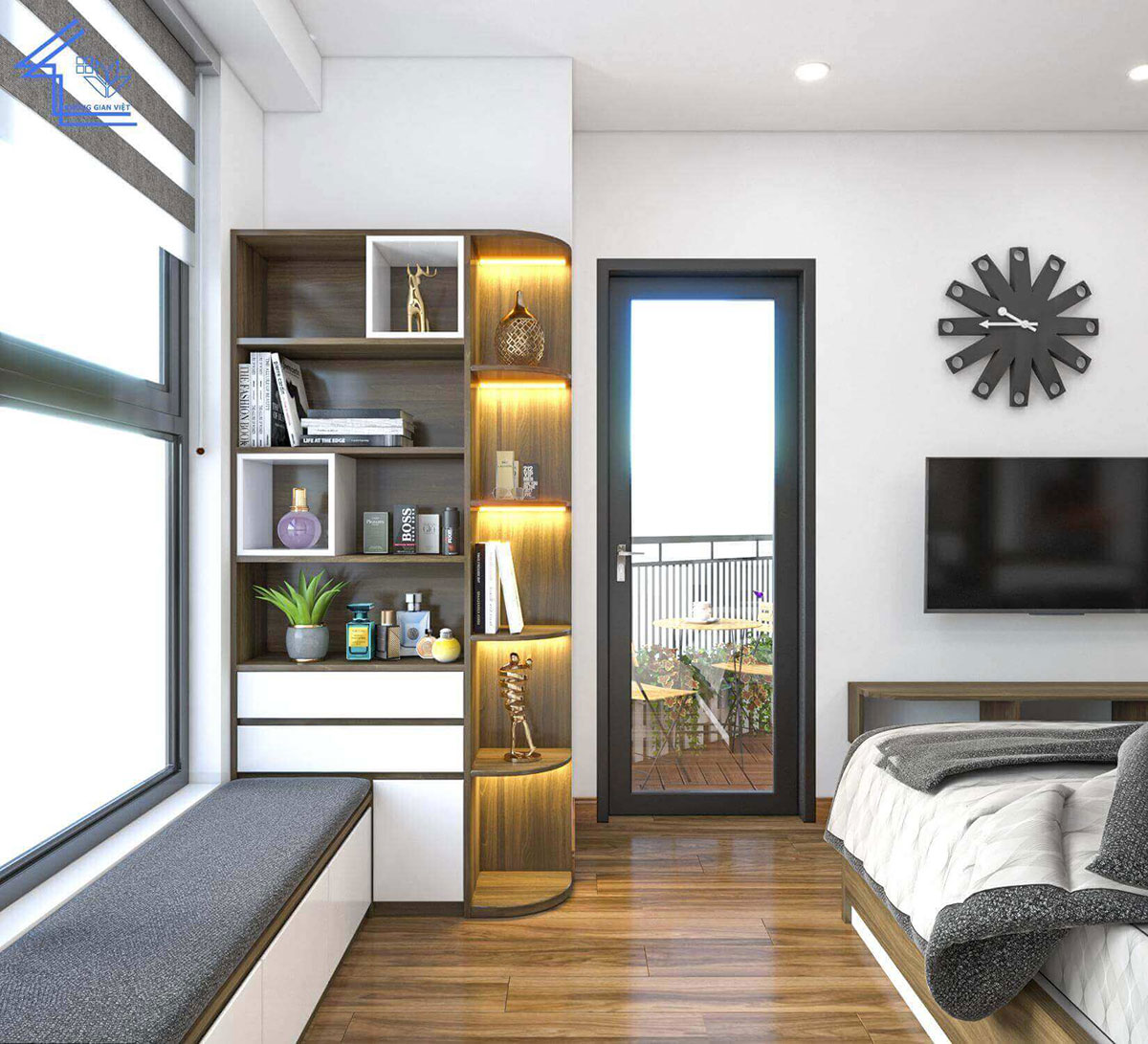 Công trình thiết kế nội thất chung cư chị Thảo Vinaconex – 289 Khuất Duy Tiến 36 noi that chung cu chi thao vinaconex 12