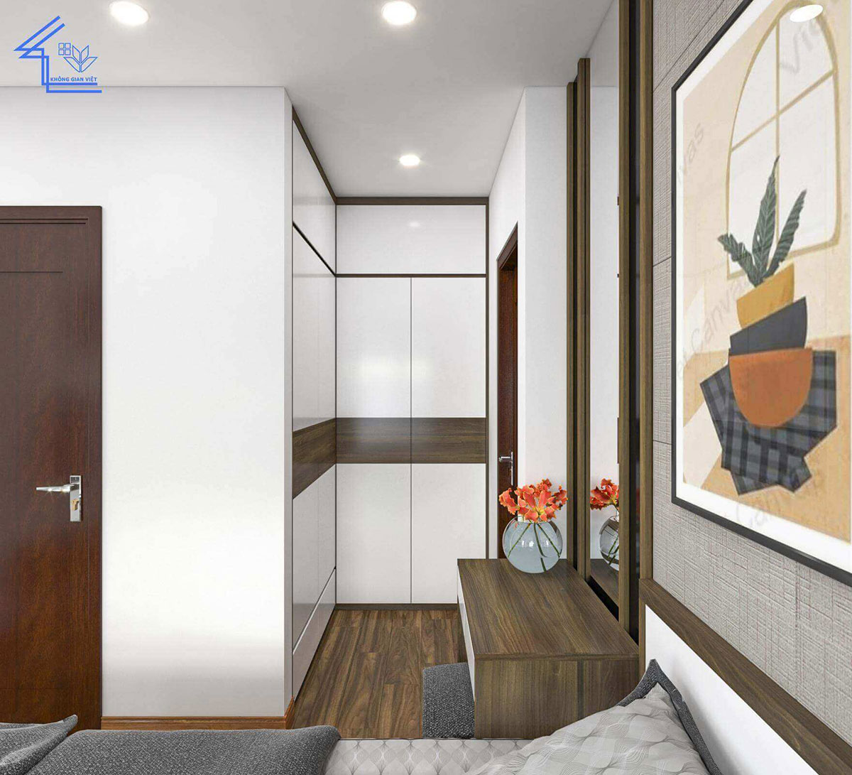 Công trình thiết kế nội thất chung cư chị Thảo Vinaconex – 289 Khuất Duy Tiến 37 noi that chung cu chi thao vinaconex 13