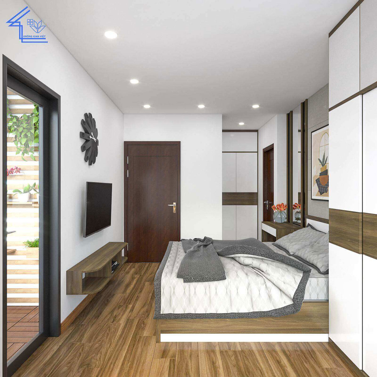 Công trình thiết kế nội thất chung cư chị Thảo Vinaconex – 289 Khuất Duy Tiến 40 noi that chung cu chi thao vinaconex 16