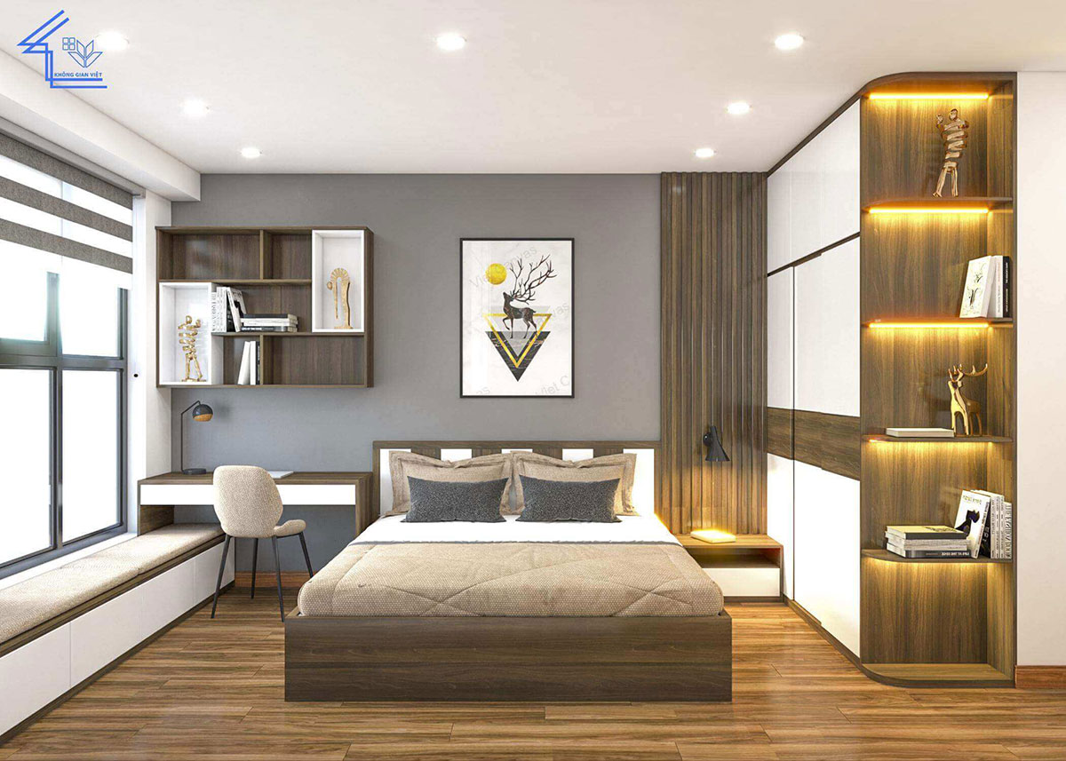 Công trình thiết kế nội thất chung cư chị Thảo Vinaconex – 289 Khuất Duy Tiến 41 noi that chung cu chi thao vinaconex 17