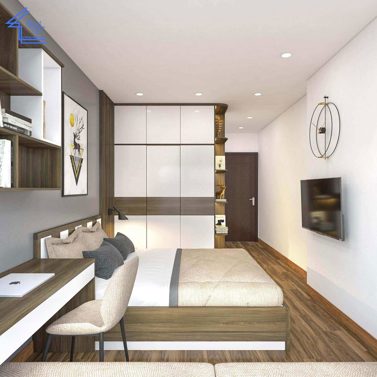 Công trình thiết kế nội thất chung cư chị Thảo Vinaconex – 289 Khuất Duy Tiến 42 noi that chung cu chi thao vinaconex 18