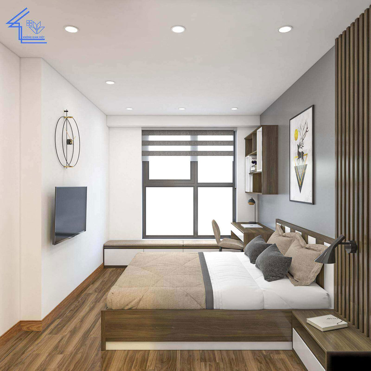 Công trình thiết kế nội thất chung cư chị Thảo Vinaconex – 289 Khuất Duy Tiến 43 noi that chung cu chi thao vinaconex 19