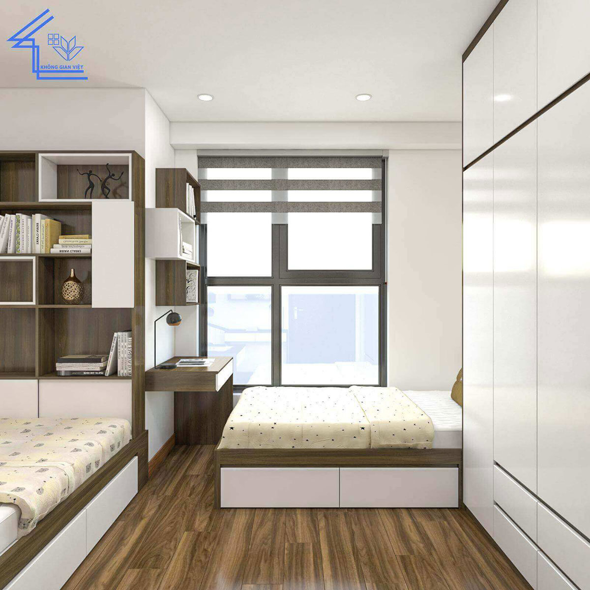 Công trình thiết kế nội thất chung cư chị Thảo Vinaconex – 289 Khuất Duy Tiến 45 noi that chung cu chi thao vinaconex 21