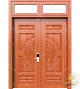 Cửa Thép Vân Gỗ 2 Cánh 1