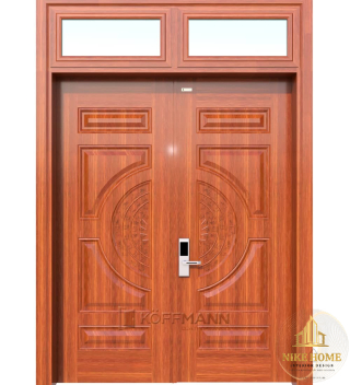 Cửa Thép Vân Gỗ 2 Cánh 3
