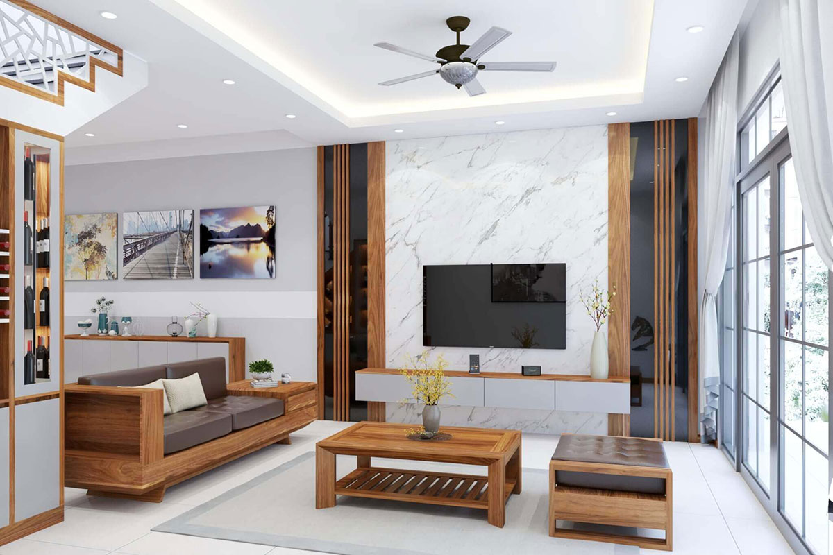 Nội thất nhà phố anh Tuấn Anh - Quốc Oai 7 nhà phố quốc oai 6