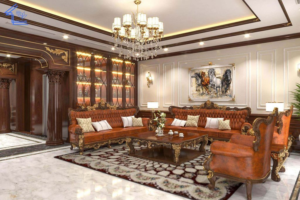 Tổng hợp 20+ mẫu thiết kế nội thất phòng khách chung cư, biệt thự, nhà phố đẹp nhất 2022 28 nội thất phòng khách biệt thự 4