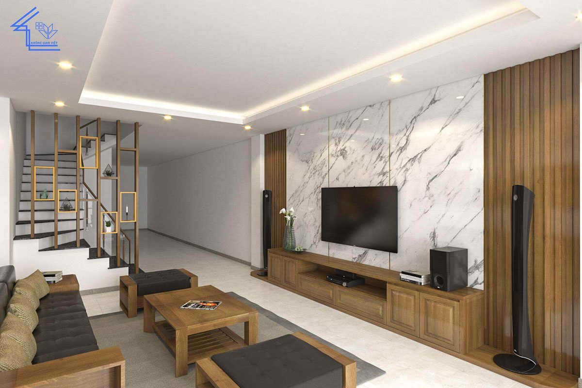 phòng khách nhà phố 4