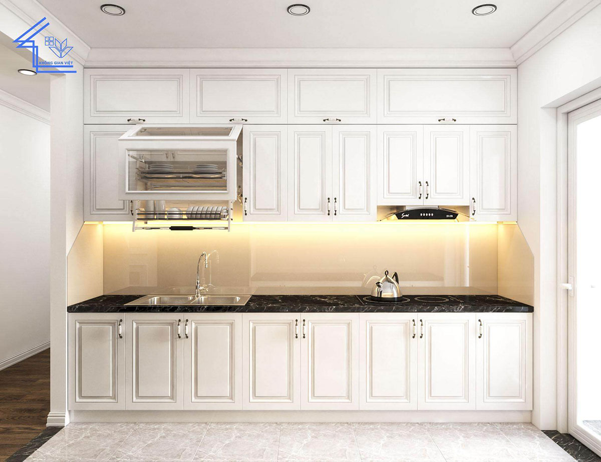 5 xu hướng thiết kế nội thất văn phòng phổ biến nhất 2022 54 phòng bếp màu trắng