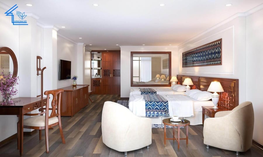 Nội thất khách sạn 3 sao - Xây dựng theo phong cách nào là phù hợp hiện nay? 23 noi that khach san dep 9 e1618299758453