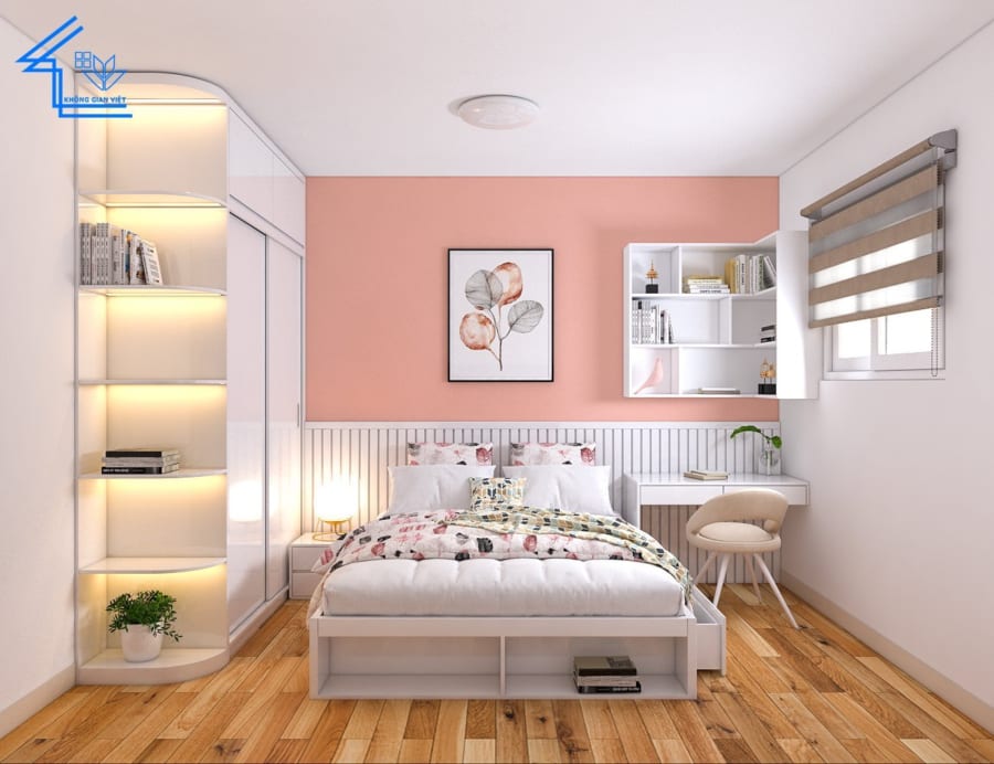 Phòng ngủ Master là gì? 25+ mẫu Master bedroom tuyệt đẹp để bạn tham khảo 26 y tuong thiet ke phong ngu be gai hien dai dep nhat 5 e1617931998527