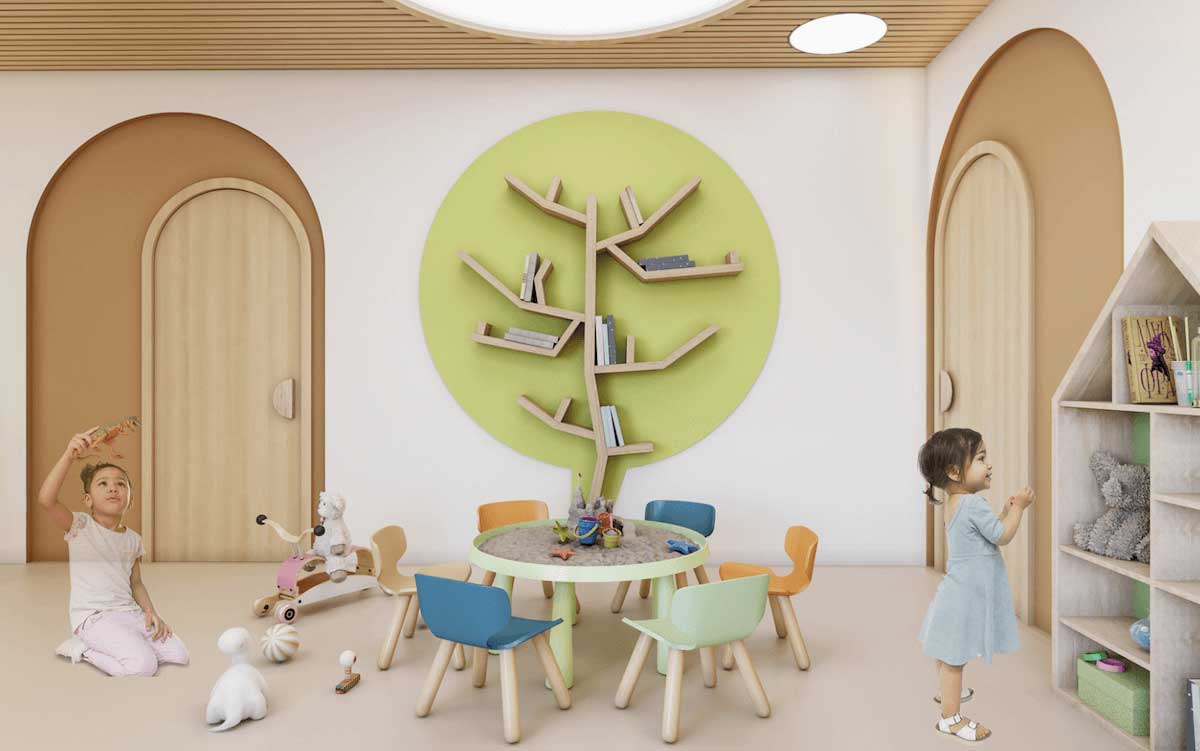 thiet ke noi that truong mam non 2