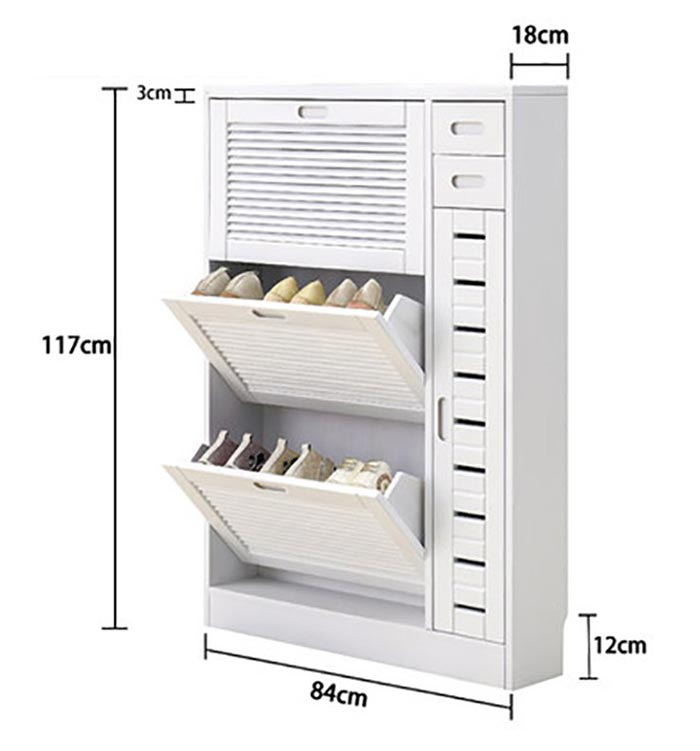 chọn kích thước tủ dựng giày