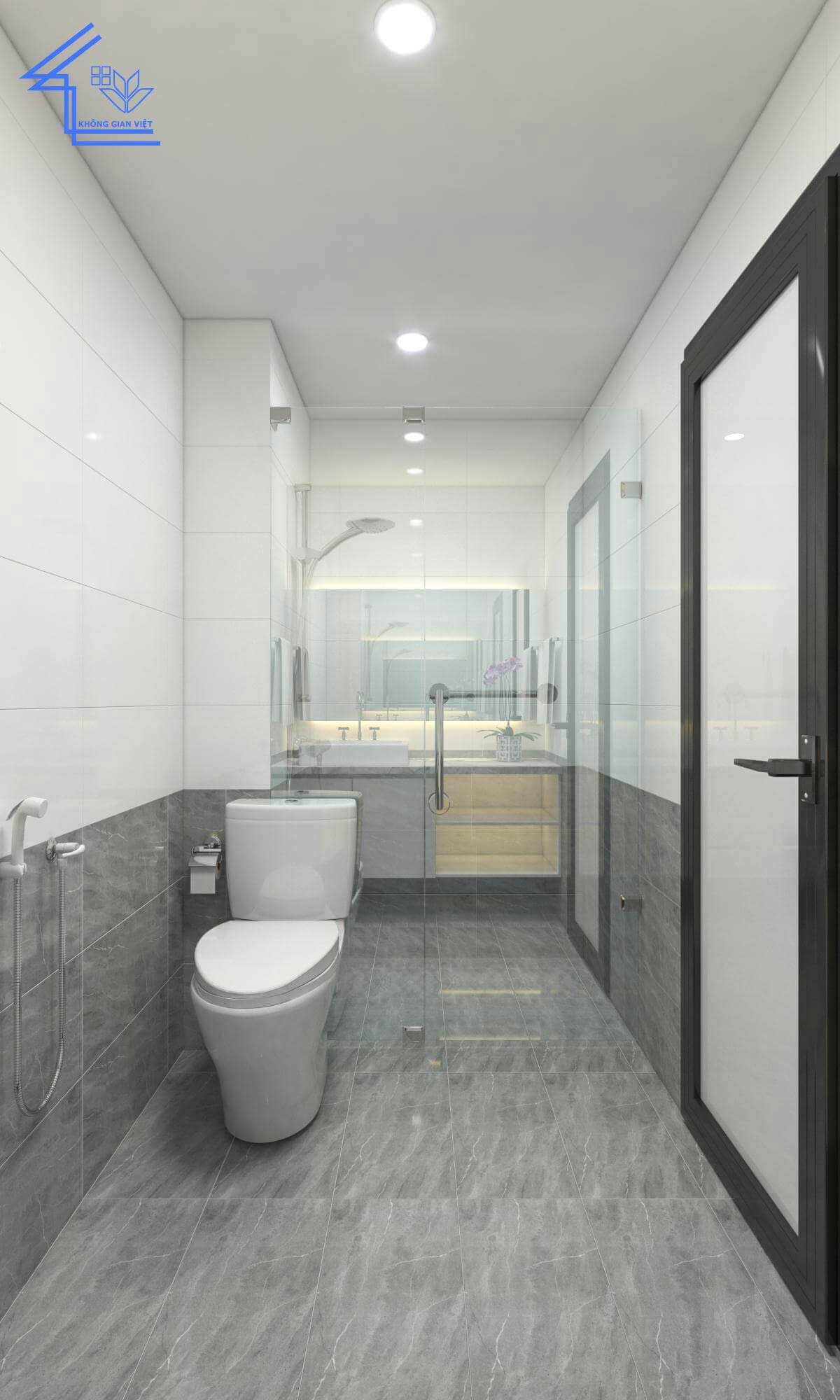 Thiết kế, thi công nội thất liền kề anh Tài - Hà Đông 40 nha o ket hop van phong cong ty 10