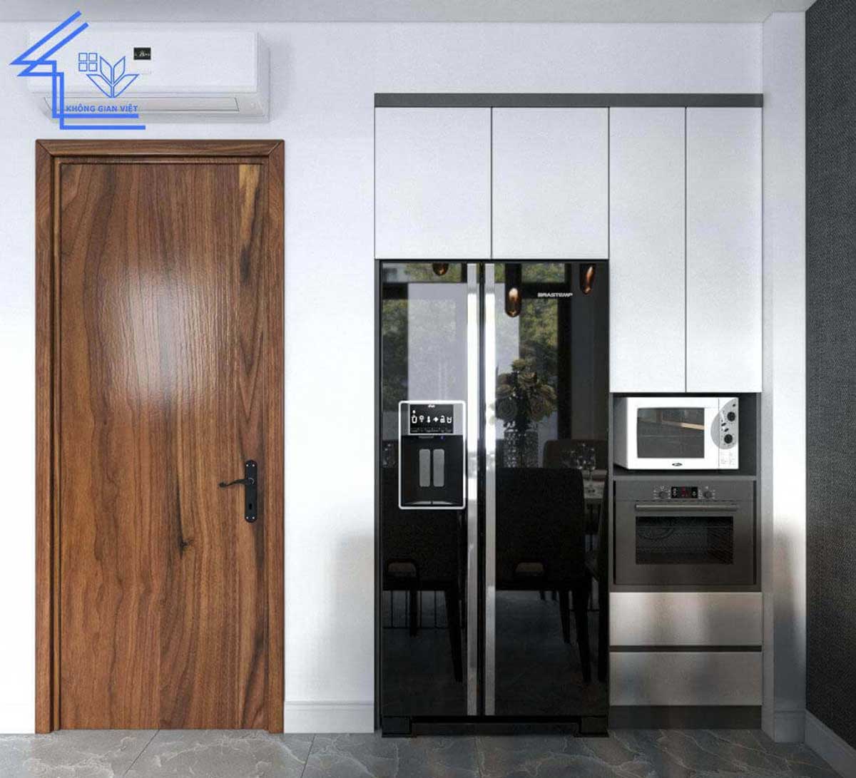 Thiết kế, thi công nội thất liền kề anh Tài - Hà Đông 41 nha o ket hop van phong cong ty 11