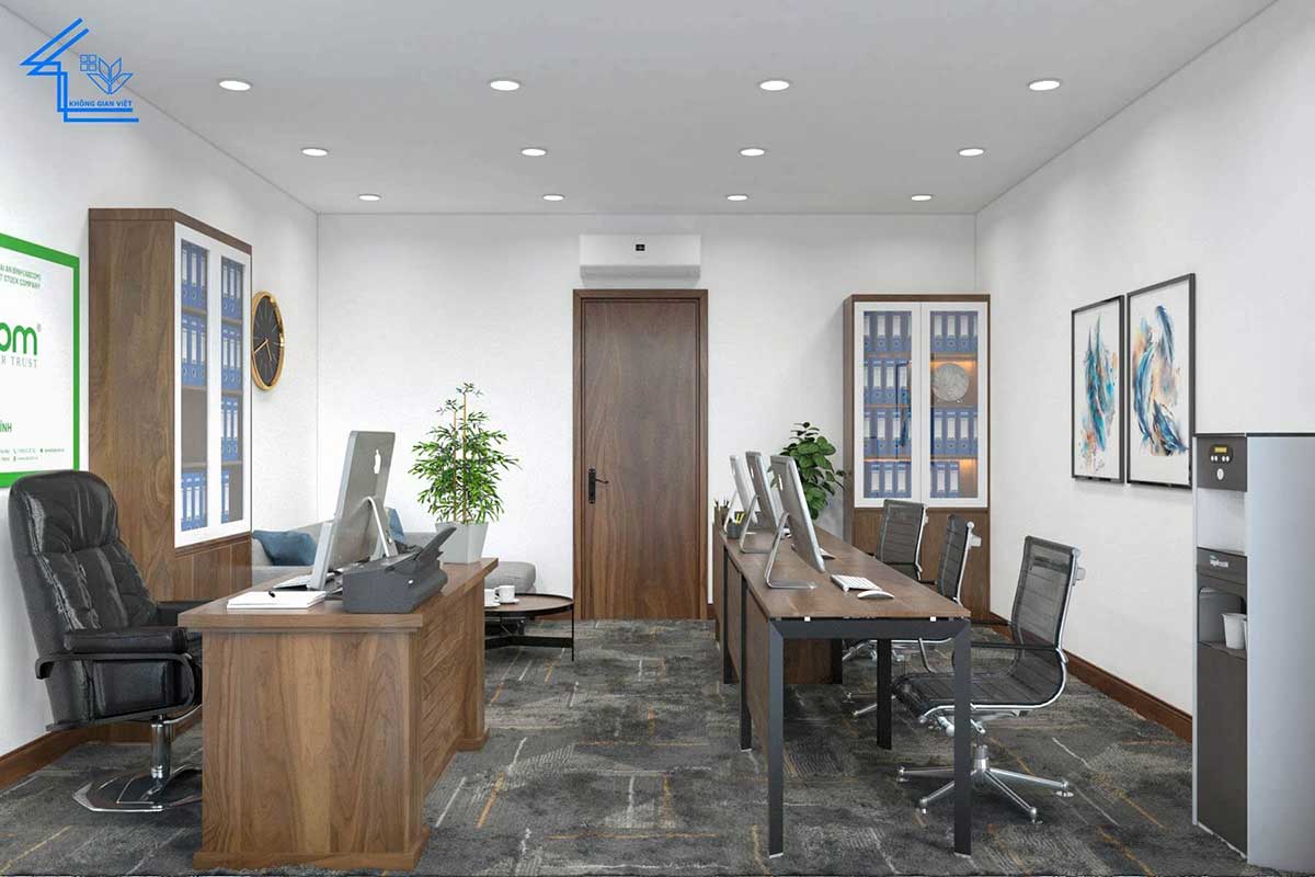Thiết kế, thi công nội thất liền kề anh Tài - Hà Đông 50 nha o ket hop van phong cong ty 20