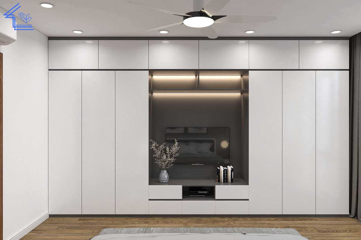 Thiết kế, thi công nội thất liền kề anh Tài - Hà Đông 35 nha o ket hop van phong cong ty 5