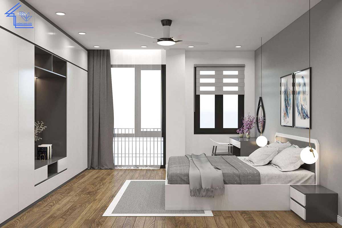 Thiết kế, thi công nội thất liền kề anh Tài - Hà Đông 36 nha o ket hop van phong cong ty 6