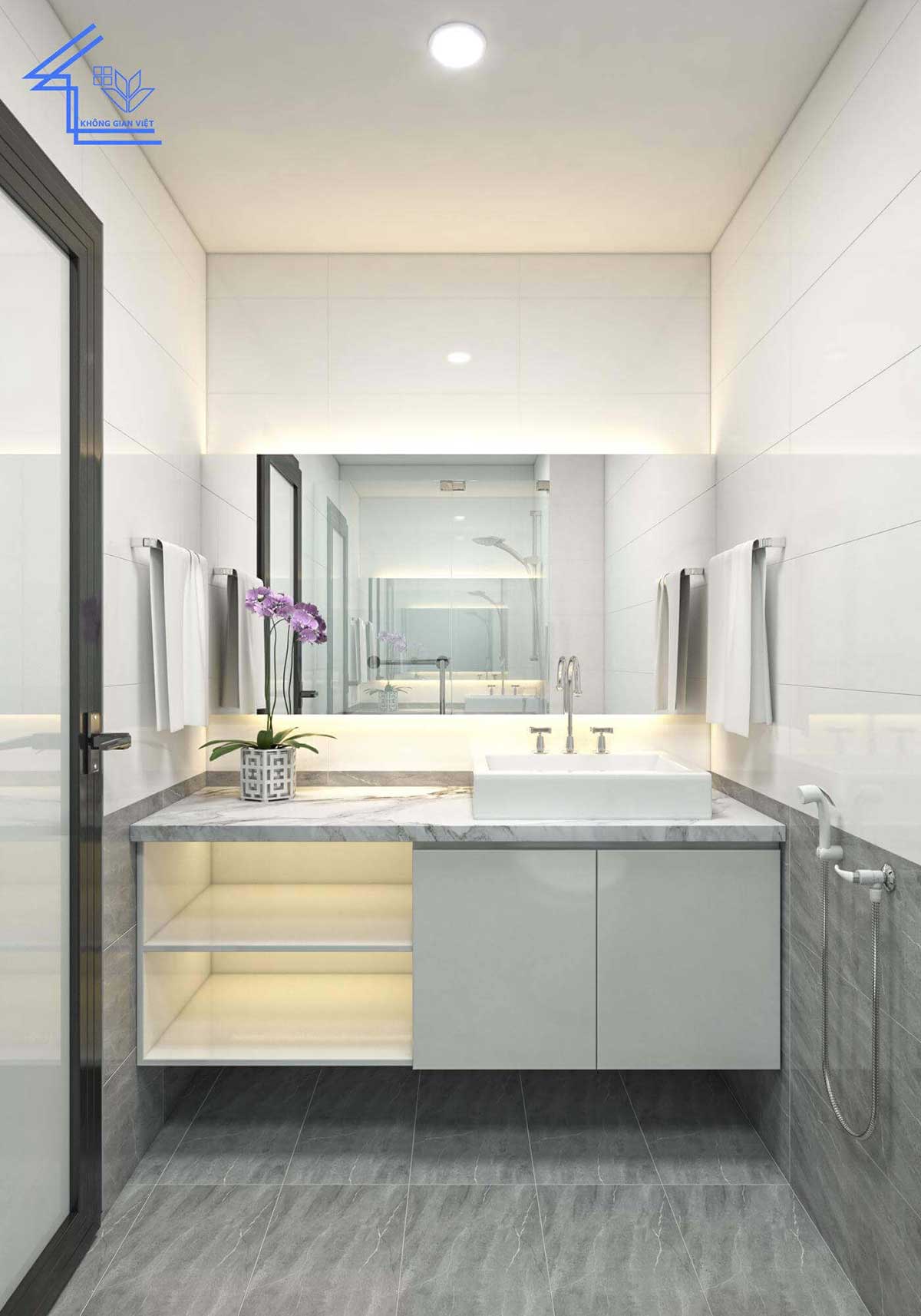 Thiết kế, thi công nội thất liền kề anh Tài - Hà Đông 38 nha o ket hop van phong cong ty 8